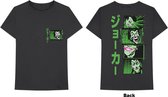 DC Comics Batman Heren Tshirt -2XL- Joker Anime Zwart