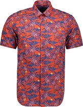 Gabbiano Overhemd Shirt Shortsleeve 33963 Coral Mannen Maat - 3XL