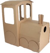 Kartonnen Trein - Speelgoed - Cadeau van Duurzaam Karton - Hobbykarton - KarTent