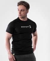 Body & Fit Hero Motion T-Shirt - Sportshirt Heren - Fitness Top Mannen – Maat M - Zwart