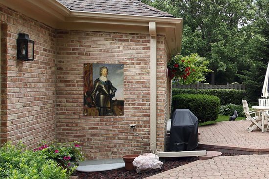 Peinture de jardin Frederik Hendrik - Peinture de Gerard van Honthorst - 60x80 cm - Affiche de jardin - Toile de jardin