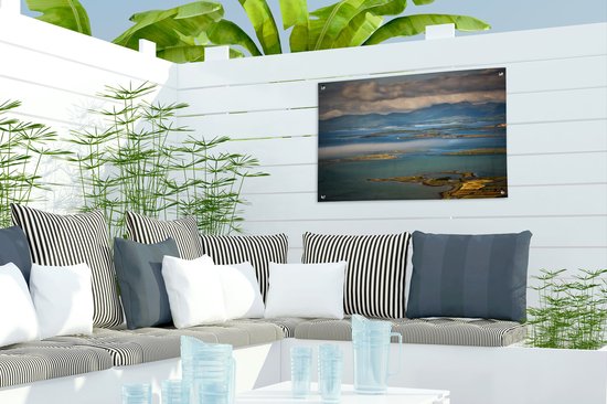 Vue sur la baie de Clew en Irlande affiche de jardin en vrac 60x40 cm - petit - toile de jardin / toile d'extérieur / Peintures pour l'extérieur (décoration de jardin)