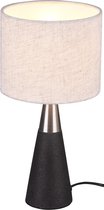LED Tafellamp - Tafelverlichting - Trinon Menpa - E14 Fitting - Rond - Beton - Beton