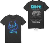 Sum 41 Heren Tshirt -L- Blue Demon Zwart