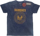Ramones Heren Tshirt -2XL- Presidential Seal Blauw
