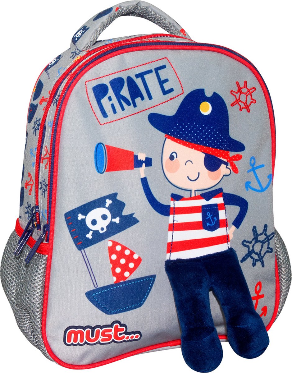 Must Peuterrugzak Piraat - 31 x 27 x 10 cm - Polyester