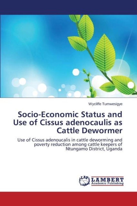 Socio-Economic Status and Use of Cissus adenocaulis as Cattl ... - cover