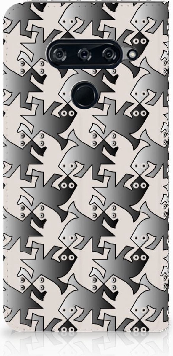 LG V40 Thinq Hoesje maken Salamander Grey
