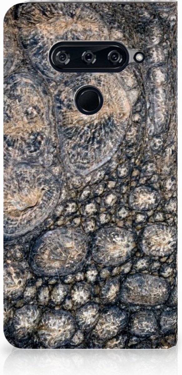LG V40 Thinq Hoesje maken Krokodillenprint