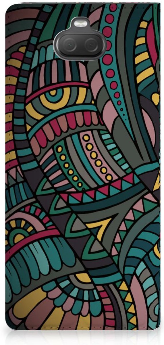 Sony Xperia 10 Plus Hoesje met Magneet Aztec
