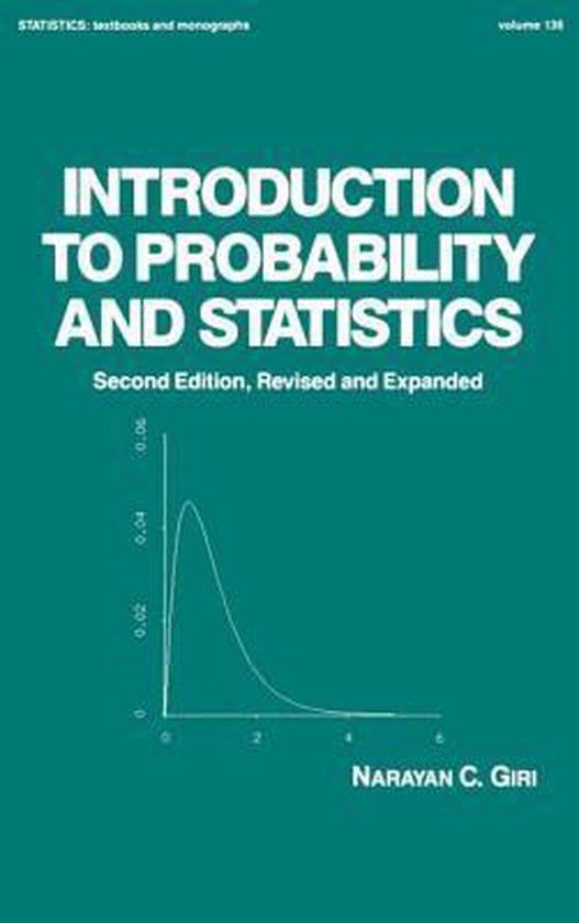 Statistics: A Series of Textbooks and Monographs- Introducti ... - cover