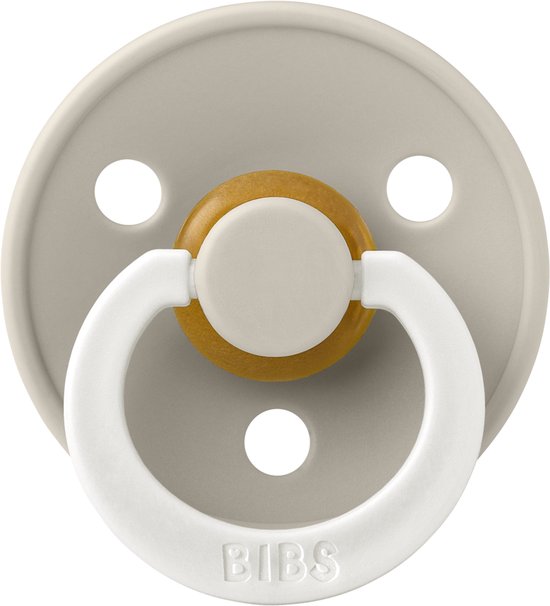 Bibs fopspenen maat 1 0-6 maanden - set 4 spenen + bolletoet speenzakje - Glow Sand, Vanilla, Dark oak en Woodchuck van BIBS — afbeelding 4