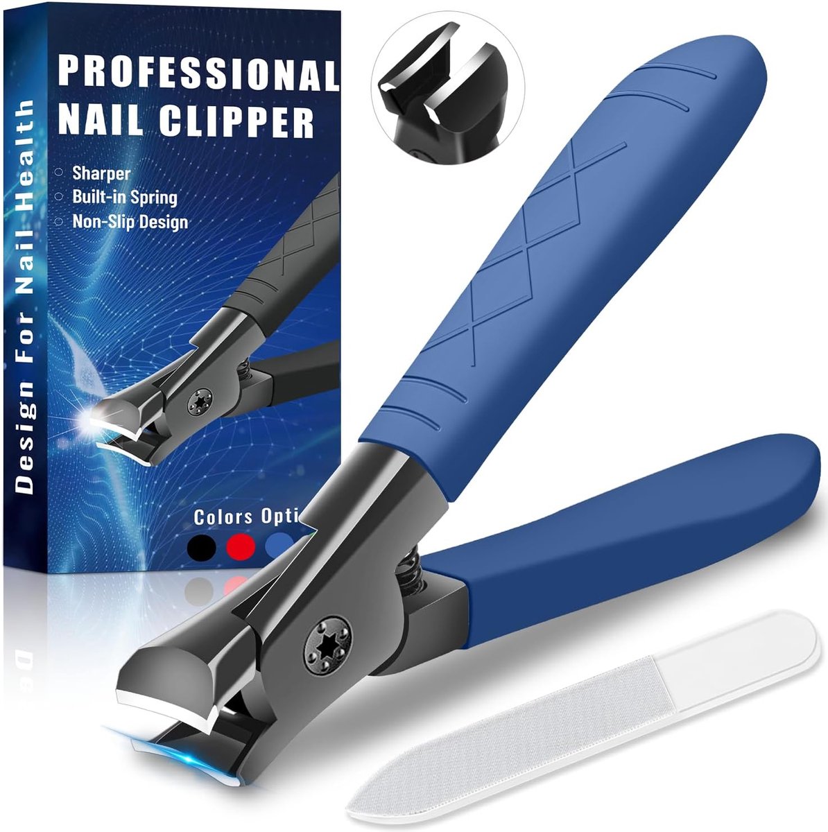 Goedkoopste Anti-splash nagelknipper - Nagelknipper voor Dikke Nagels, Professionele Nagelknipper, Senior Nagelknipper voor Mannen, Vrouwen, Teen Nagelknipper Volwassen Dikke Nagels, Nagelknipper voor Vingernagels en Teennagels