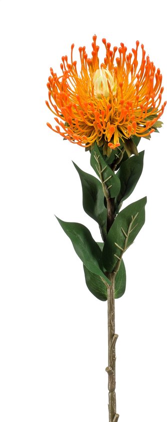 Emerald - Kunstbloem Nutans 72cm geel/oranje - Kunstplanten voor binnen