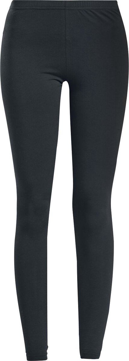 R.E.D. Rock-Engineered Design Zwarte basic leggings met elastiek - Dames - S
