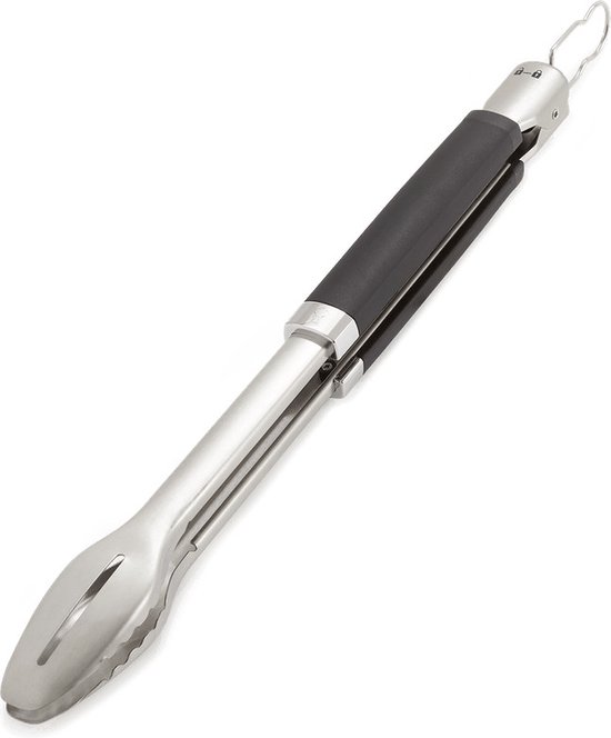Merkloze Grilltang Precision - RVS met Antislip Grip