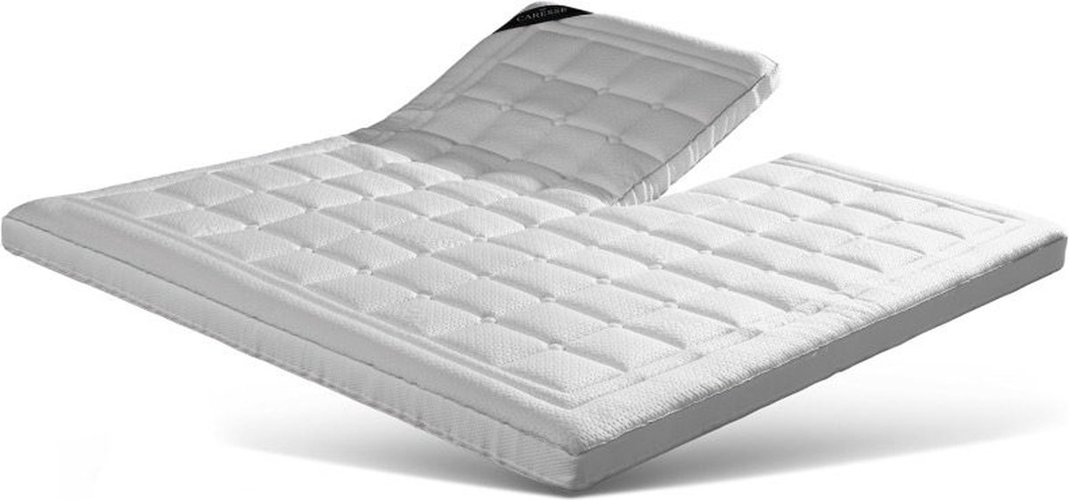 Splittopper 160x200 - Koudschuim - Caresse 730 - 9 cm dik - Anti allergisch