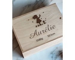 Herinneringenbox XL Baby – Gepersonaliseerde Bewaarkist – Memory Box