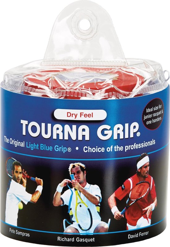 G-Lueck Tennis Premium Overgrip, Power Touch, set van 27 stuks, hoge grip, lange houdbaarheid, dikte 0,60 mm, gripband voor padel, squash, badmintonrackets, antislip, gemengde kleuren