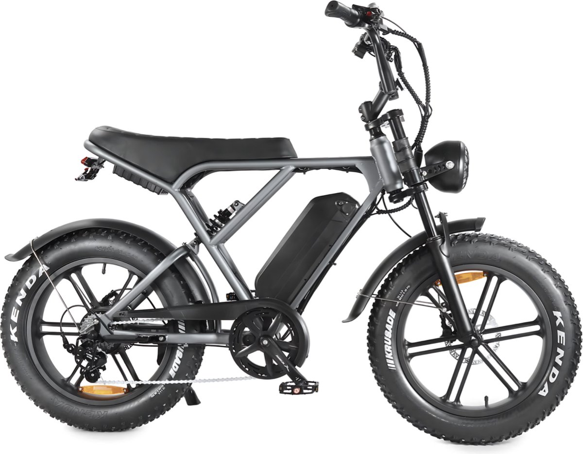 Vilolux® Fatbike electrisch - Fatbike H9 PRO - Legaal - Rijklaar - Niet opvoerbare fatbikes - 2 Jaar garantie - Telefoontasje - Hydraulische remmen - Alarm - Space Grey op Prijzenvolger.com