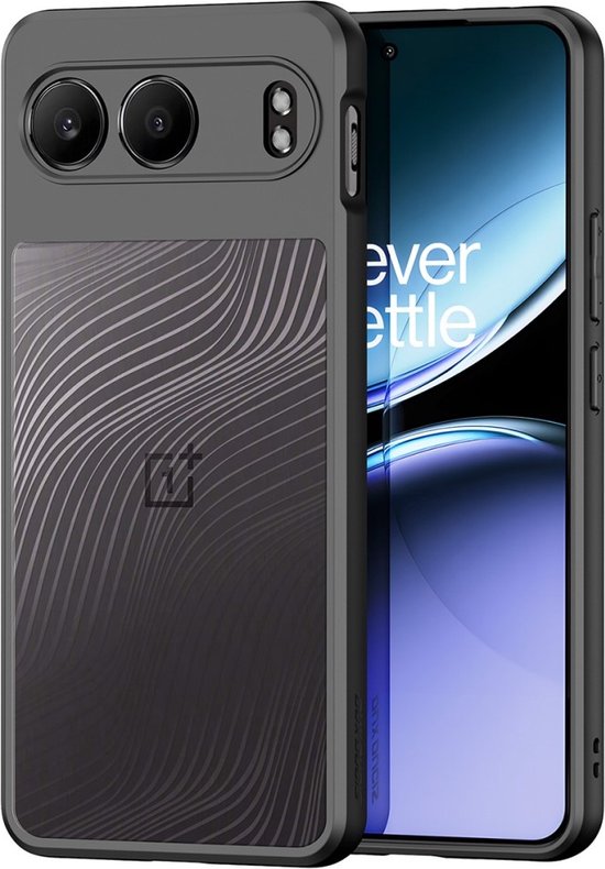 Dux Ducis Hoesje - Geschikt voor OnePlus Nord 4 Hoesje - Dux Ducis Aimo Series - Transparant TPU Back Cover - Zwart