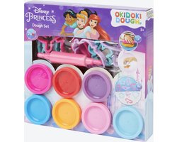foto van Disney Princess Klei Set - Inclusief Klei, Prinsessen Vormen & Accessoires - 2 Varianten - Disney Princess Dough Set - Klei Speelgoed Set - Creatief Speelgoed - Kleien & Knutselen - Inclusief Kleivormpjes - Speelgoed Deeg