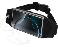 Mobiparts Comfort Fit Sport Belt geschikt voor Apple iPhone 16 Pro - Zwart