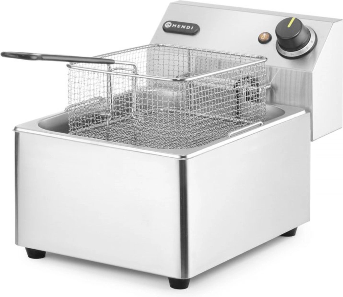Hendi Frituurpan 6 Liter - Friteuse Kitchen Line - 6 Liter - 230V / 33kW - 265x43x(H)29cm