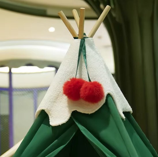 Tipi Tent voor katten of kleine honden Christmas edition - Dogs&co