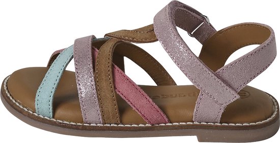 Vertbaudet Sandales scratchées cuir enfant