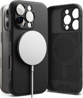 Ringke Onyx Magnétique | Coque adaptée à Apple iPhone 16 Pro | Compatible avec MagSafe | Couverture arrière en TPU souple | Noir