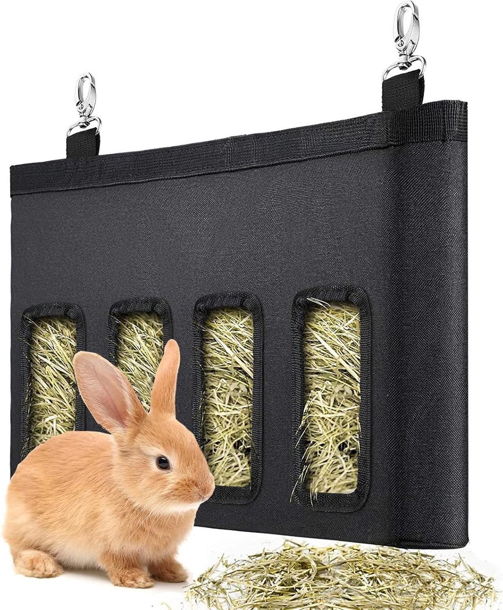 Voerbak met verstevigde rand voor knaagdieren: konijnen, cavia's, hamsters