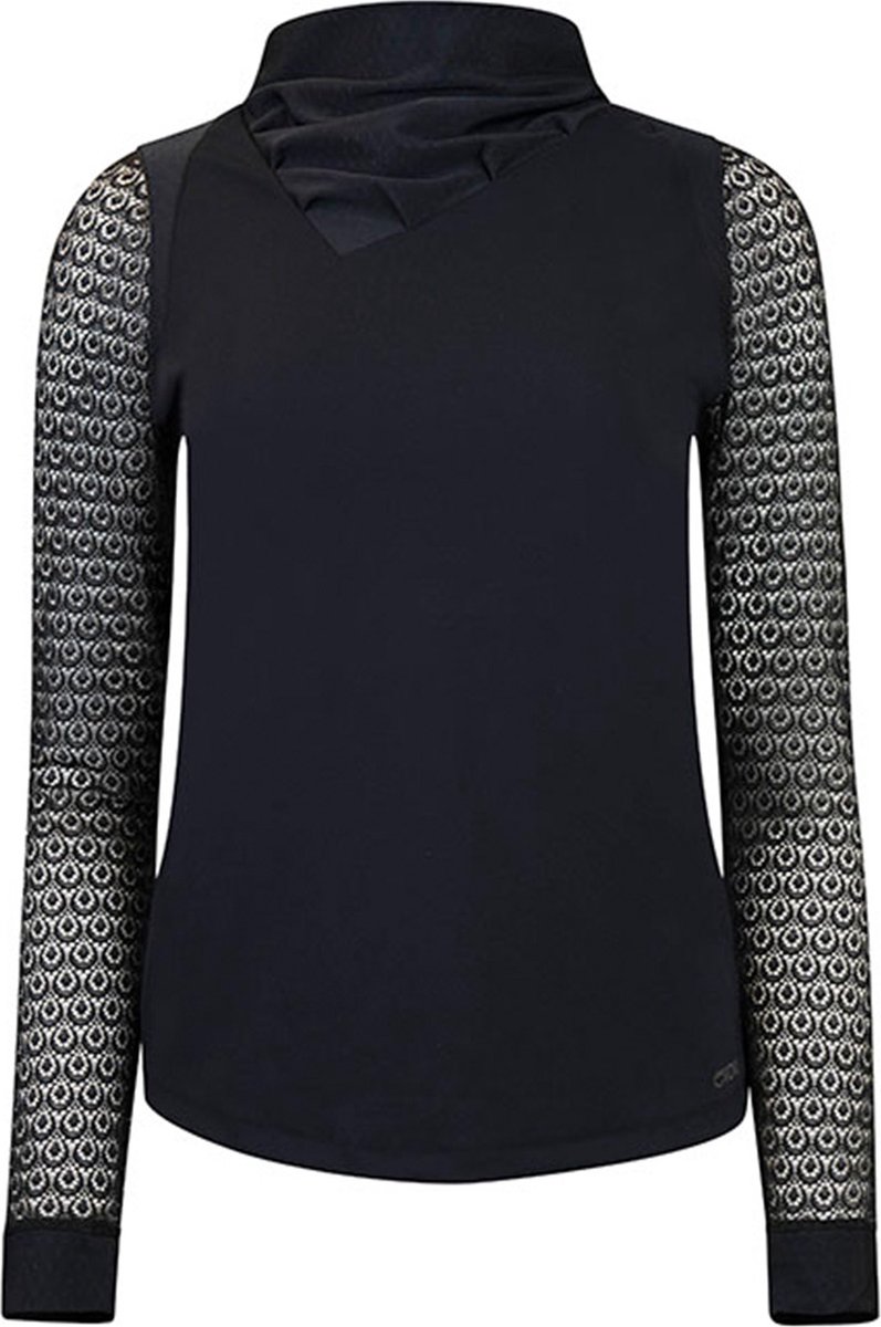 Evou Sportshirt lange mouw - Black Edition - maat L