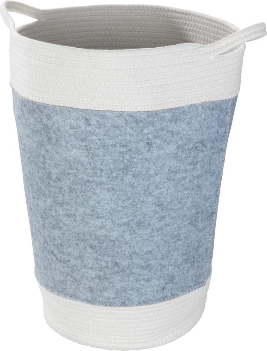 Goedkoopste Wasverzamelaar Bea - 75 liter - grijs gerecycled polyester - vuile was verzamelen - 38x55 cm