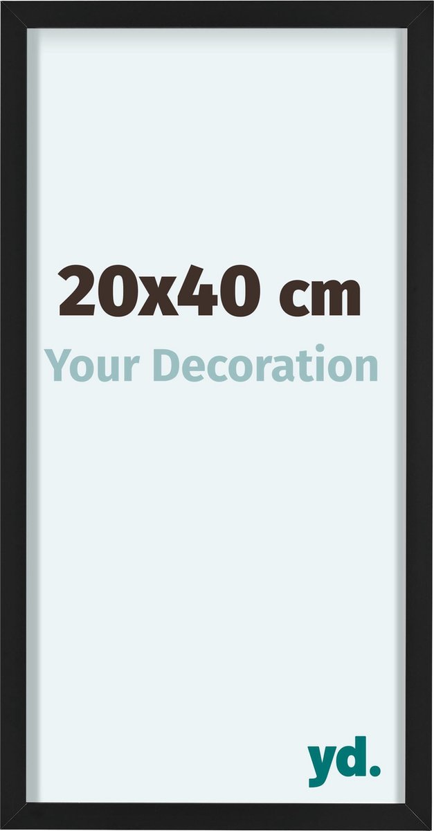 yd. Your Decoration - Fotolijst 20x40 cm - Aluminium - Zwart - Virginia