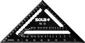 Sola, carré métrique professionnel 18cm RS18