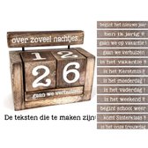 Houten Eeuwigdurende Bureau Kalender Bureau