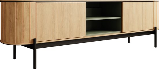 Meubella - Meuble TV Royale - Chêne - 200 cm