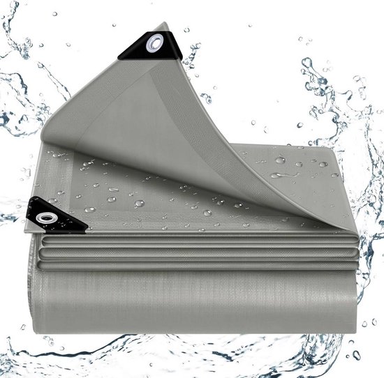 Bâche de Protection 3x2 m Gris 540 g/m²