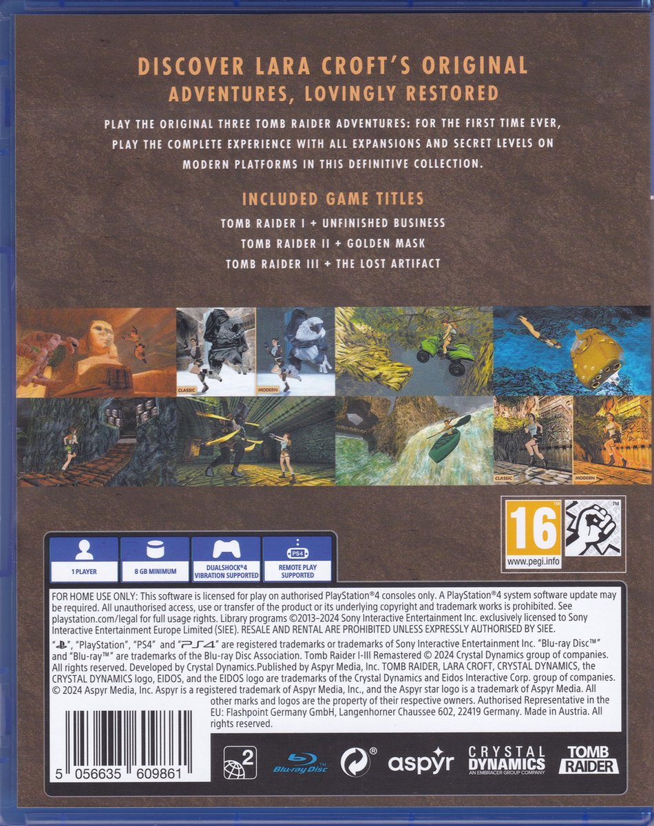 Tomb Raider - I-II-III Remastered (PS4)