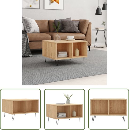 Maze salontafel rond 60 cm – hoogte 39 cm – roest € 119,- ⋆ Henders en