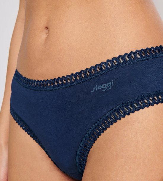 sloggi GO Crush Hipster 3 pack caleçons pour femmes - Blauw - Combinaison foncée - Taille XL
