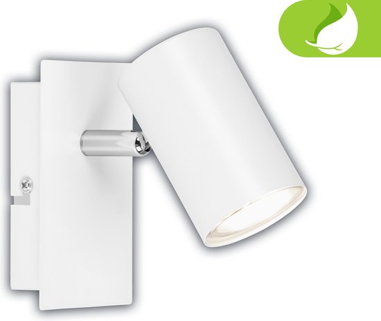 Foto: Briloner isil a eek a opbouwspot led wandlamp energieklasse a 50 000u zwenkbaar spots vervangbare lichtbron wit 12x8x12 3 cm