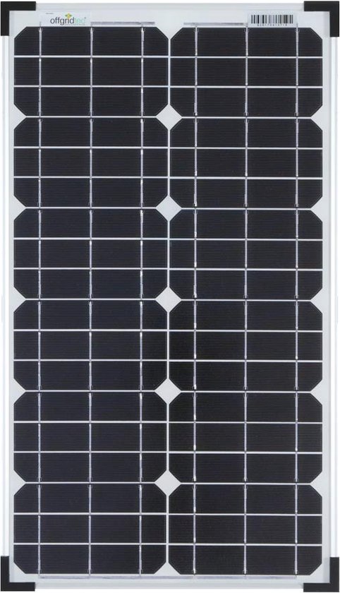 30 W MONO 12V Zonnepaneel voor Off-Grid Oplossingen
