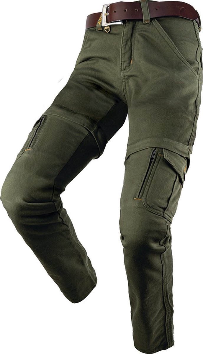 By City Motorbroek spijkerbroek Mixed III Jeans Green-36
