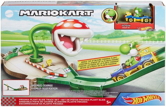 Foto: Hot wheels mariokart piranha plant slide track set