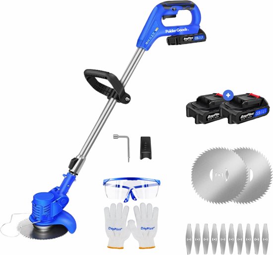 Bosmaaier electrisch - Grastrimmers met 2 Accu's - Multigereedschap - Hoogte verstelbaar - Incl. accessoires van Bosmaaier. — afbeelding 2