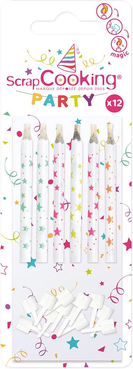 ScrapCooking Magische Kaarsen pk/12