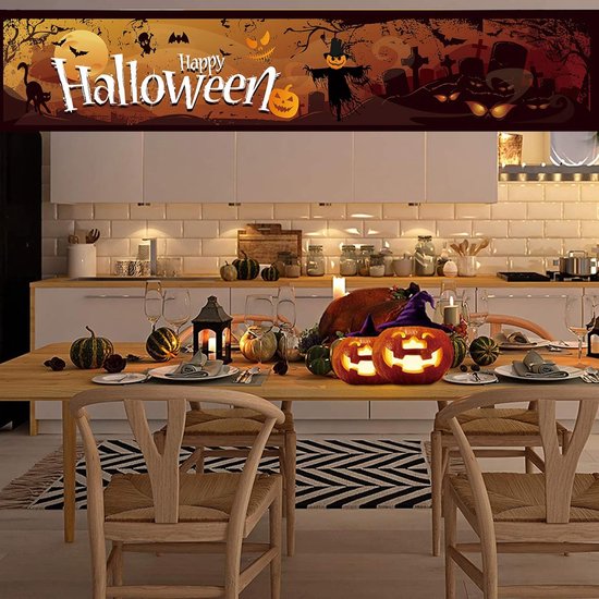 Décoration d'Halloween Solacis - Autocollant de fenêtre - Décoration d'Halloween - Horreur - Effrayant - Must pour Halloween !