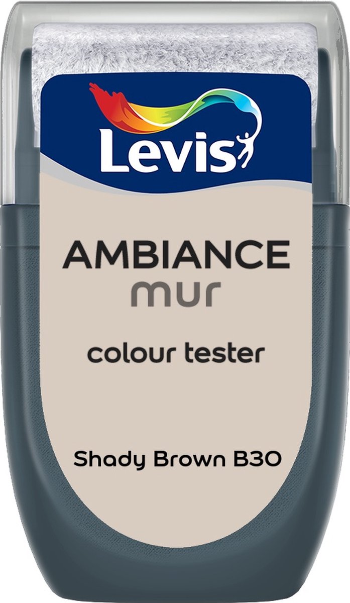 Levis - Muurverf Kleurtester Mat Mix - Shady Brown B30 - Mengverf - 30 Ml